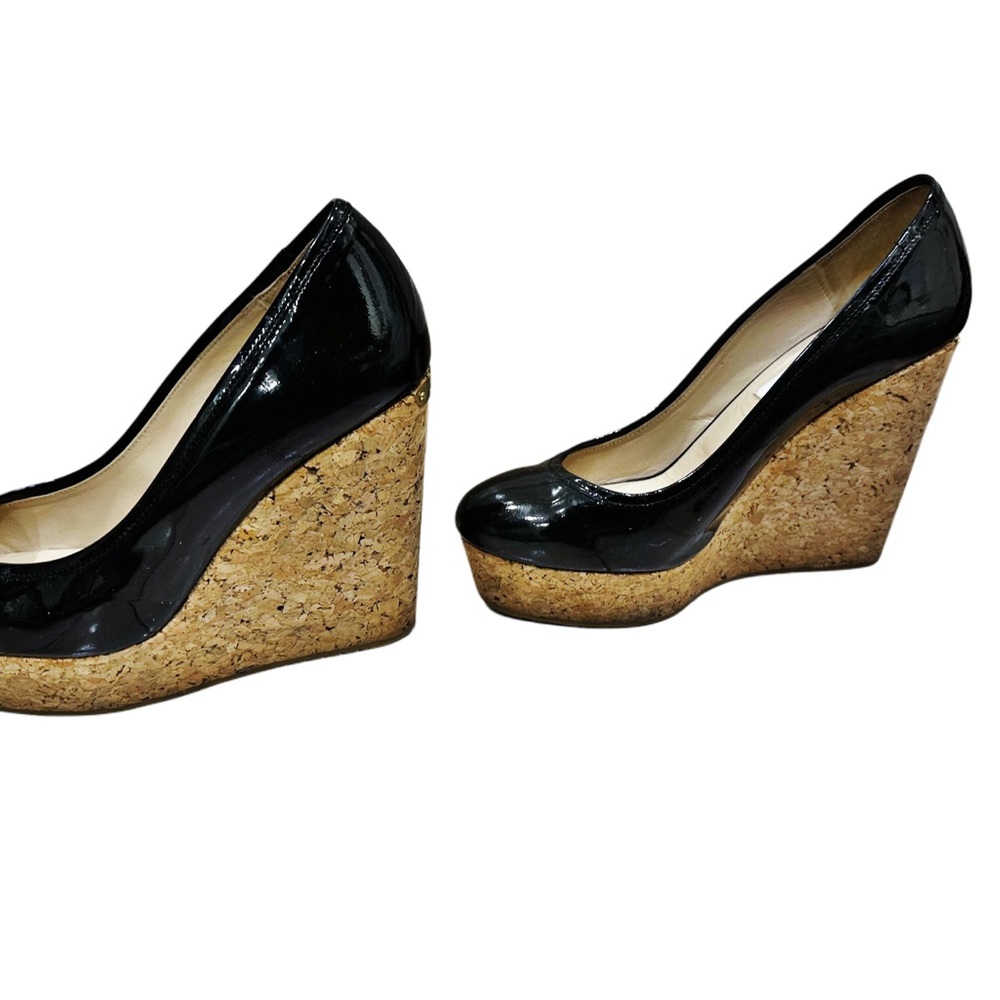 Jimmy Choo Shoes Patent Leather Wedges - Picture 2 of 5